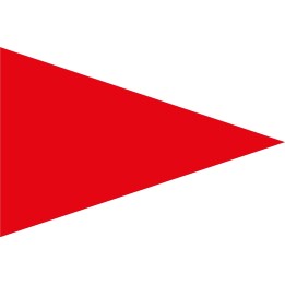 Drapeau sécurite plage rouge