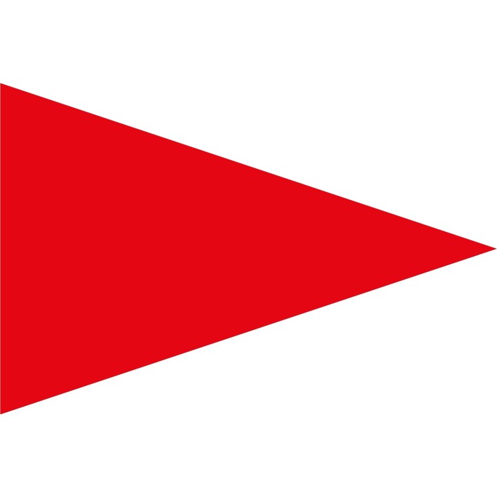 Drapeau sécurite plage rouge