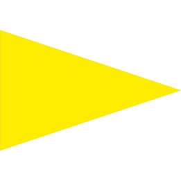 Drapeau sécurite plage jaune