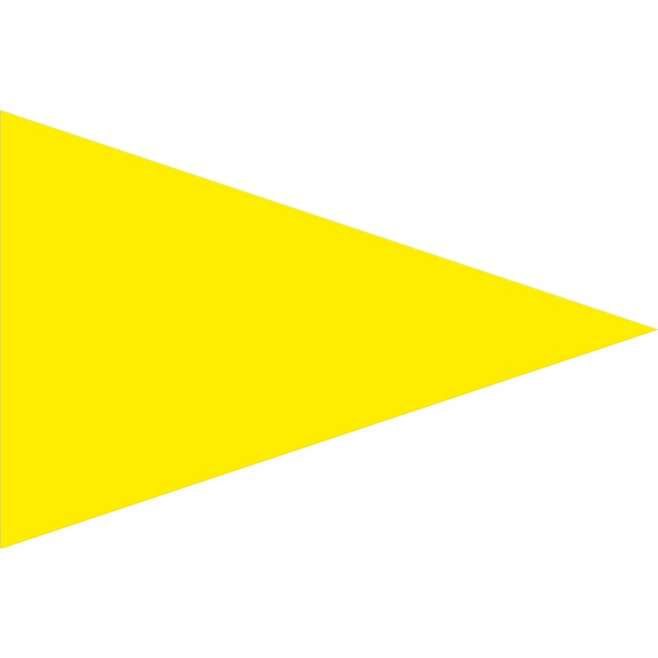 Drapeau sécurite plage jaune