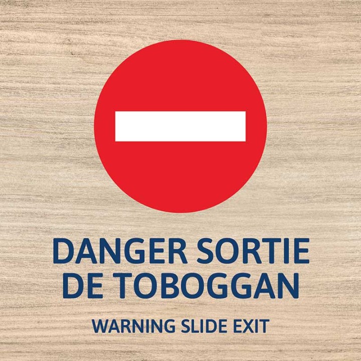 Danger slide exit
