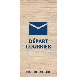 Habillage boîte à courrier - Départ