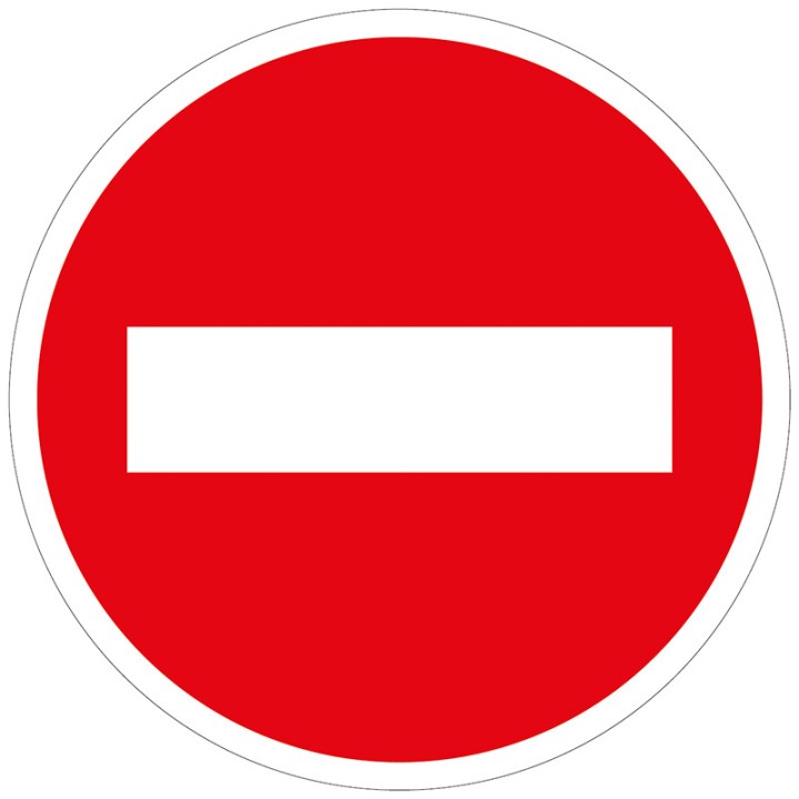 Panneau Sens Interdit