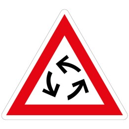 Roundabout sign