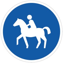 Panneau Emplacement parking à cheval