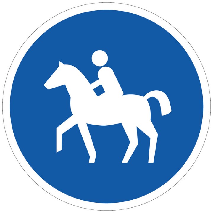 Panneau Emplacement parking à cheval