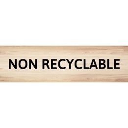 Non-recyclable