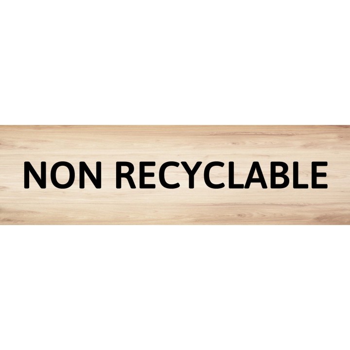 Non-recyclable
