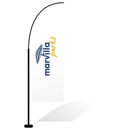 Beach flag Blanco