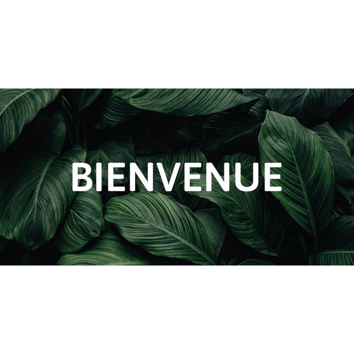 Bâche Bienvenue