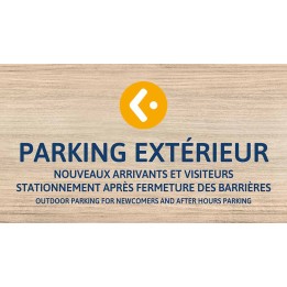 Parking extérieur