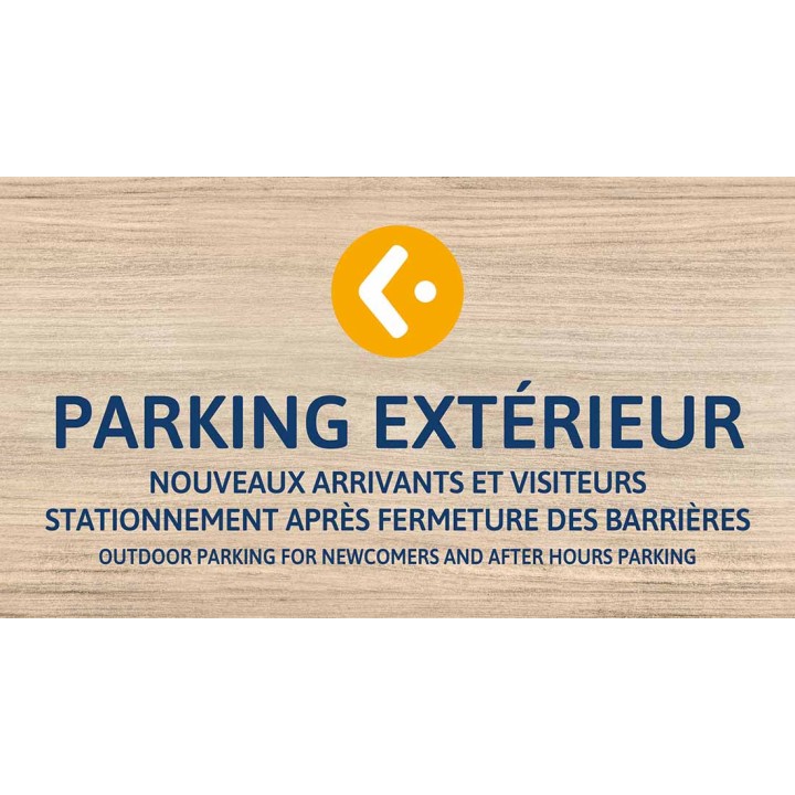 Parking extérieur