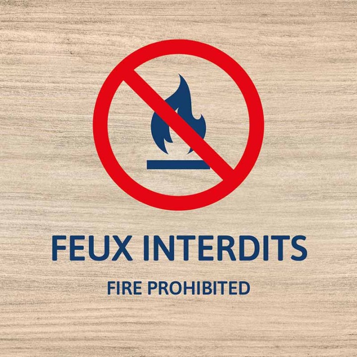 No open fires