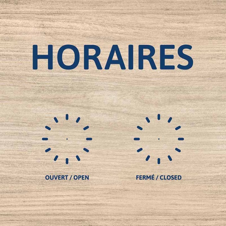 Horarios - 2 relojes (con agujas móviles)