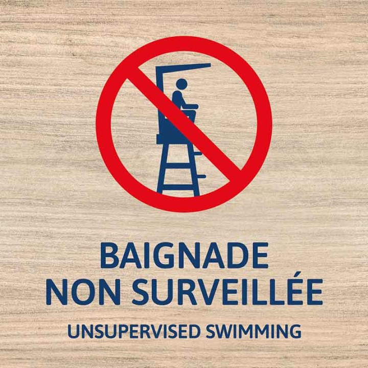 Baignade non surveillée