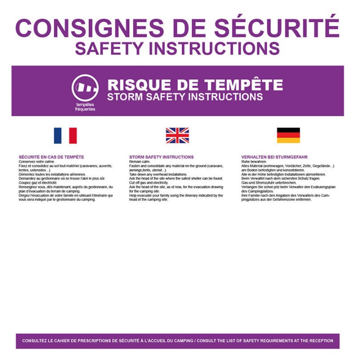Risque de tempête
