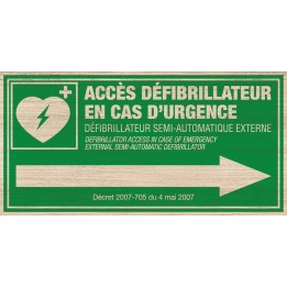 Directionnel défibrilateur à droite