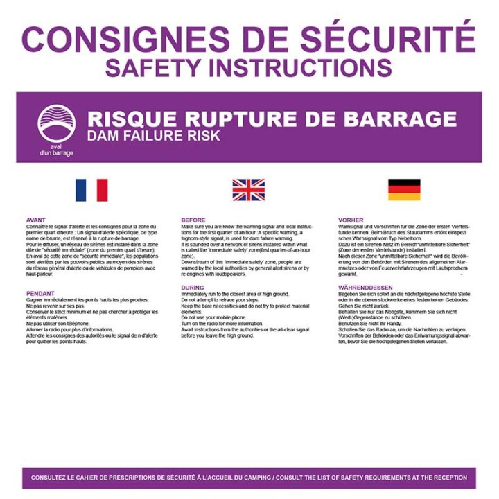 Risque rupture de barrage