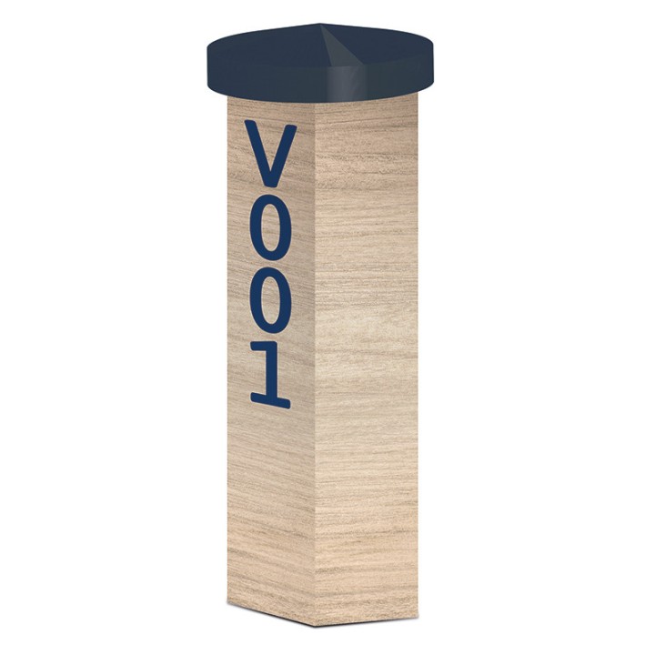 Bare pitch post - single