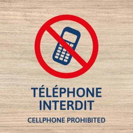 Prohibido el teléfono