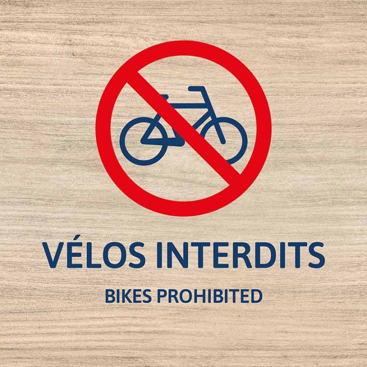Vélos interdits