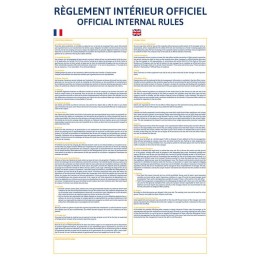 Règlement intérieur officiel