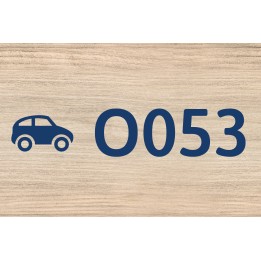 Numeración aparcamiento remoto