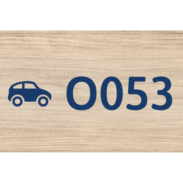 Numérotation parking déporté