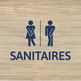 Panneau sanitaires format carré