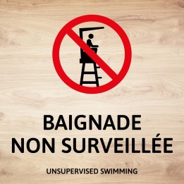 Baignade non surveillée