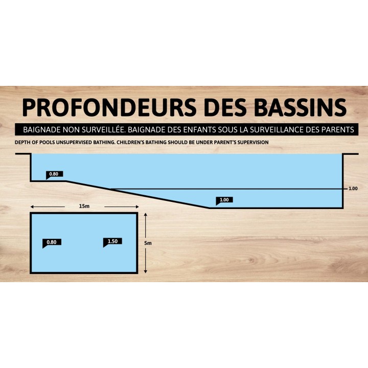 Règlementation de la profondeur des bassins