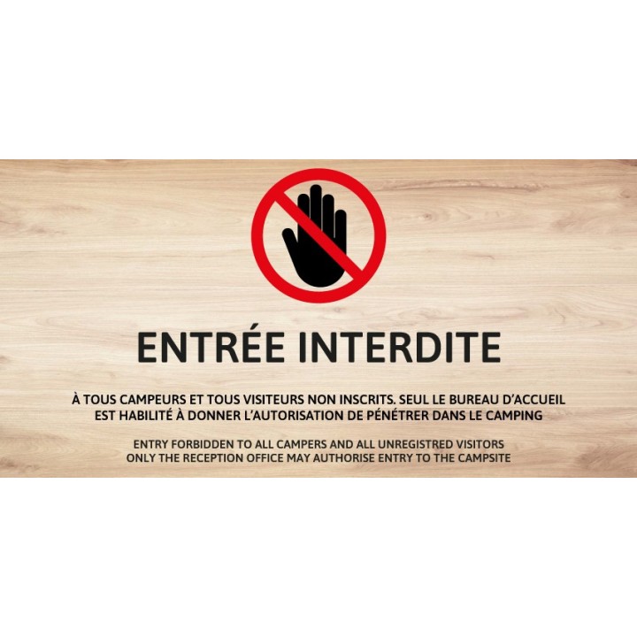 Entrada prohibida a visitantes